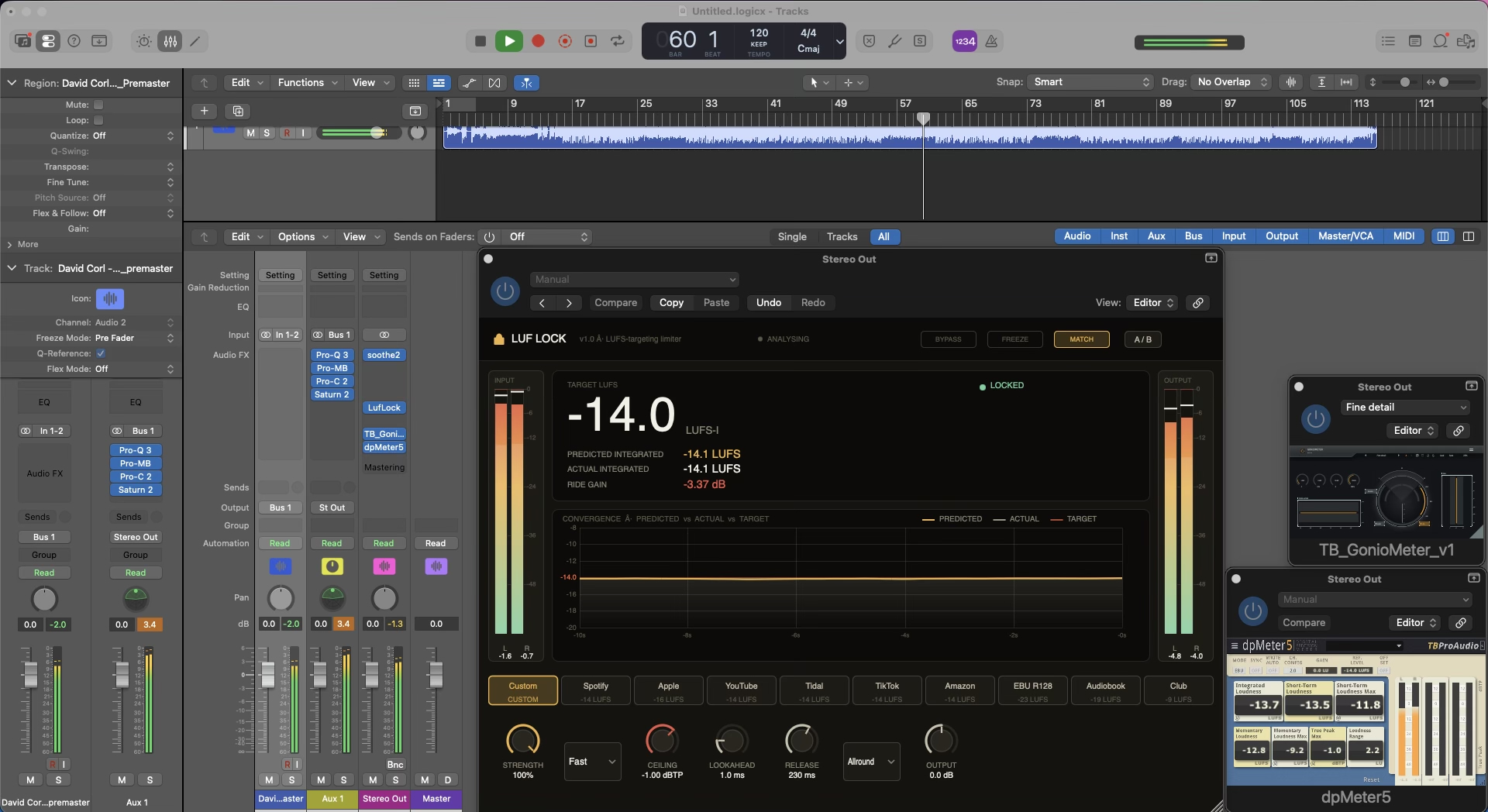 Master Session View